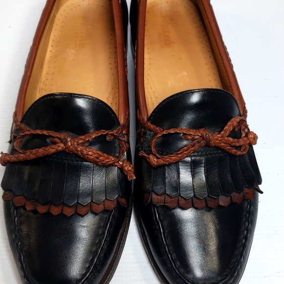 Allen Edmonds Men's Black & Brown Leather Loafers Shoes Size 8.5 Made in… - Picture 14 of 16